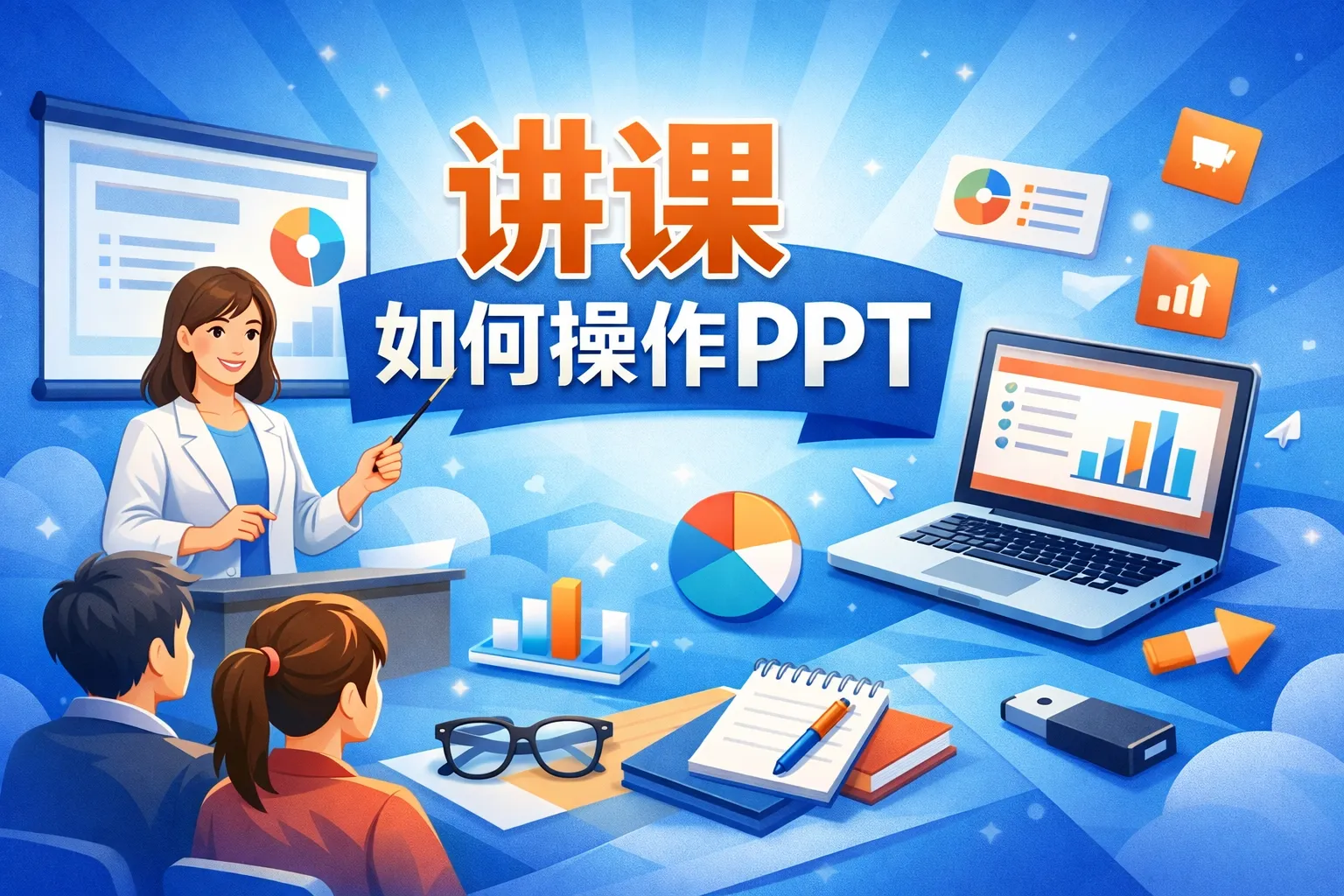 讲课如何操作ppt