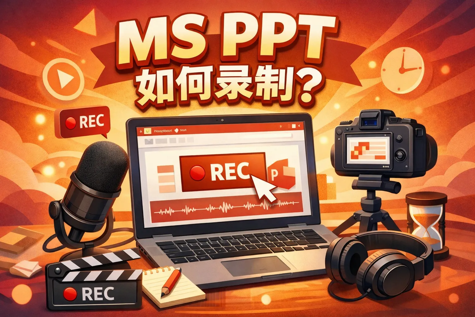 ms ppt如何录制