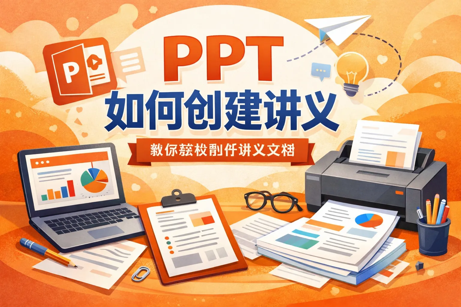 ppt如何创建讲义