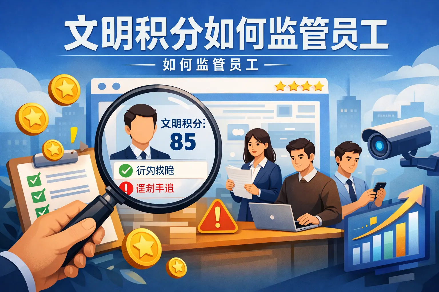 文明积分如何监管员工