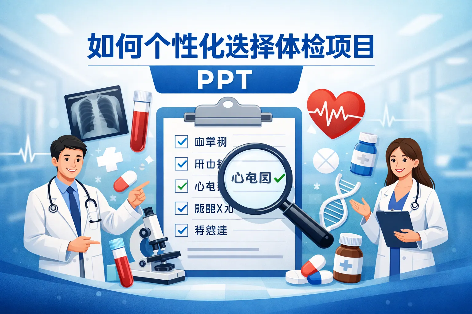 如何个性化选择体检项目ppt