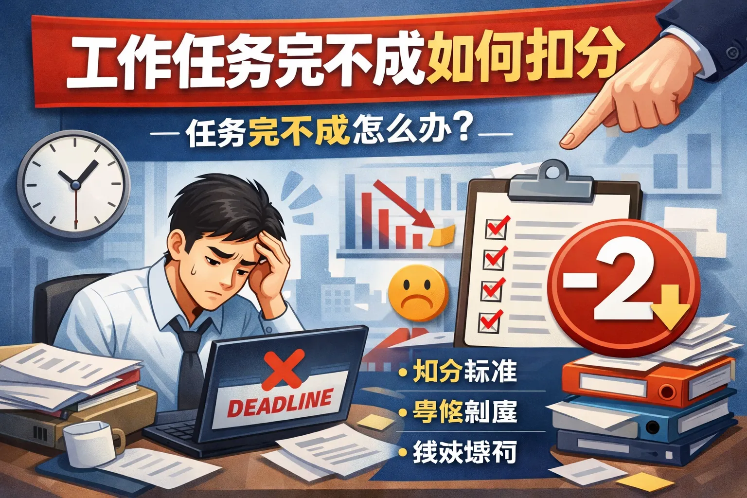 工作任务完不成如何扣分