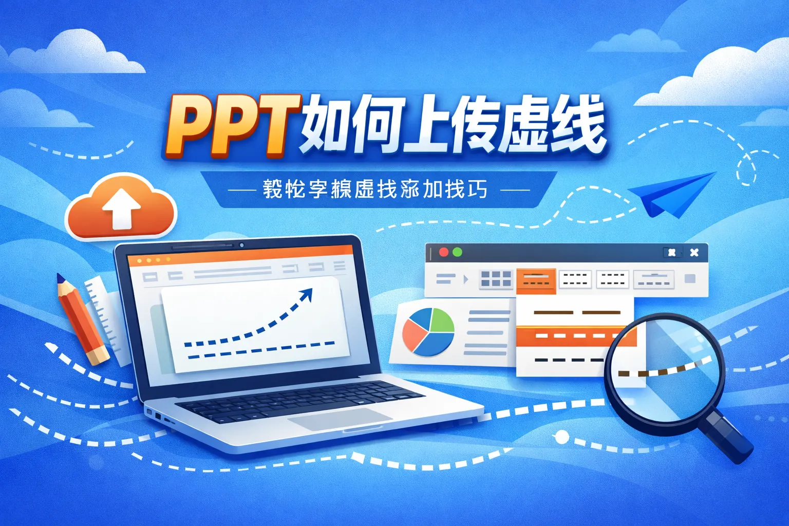 ppt如何上传虚线