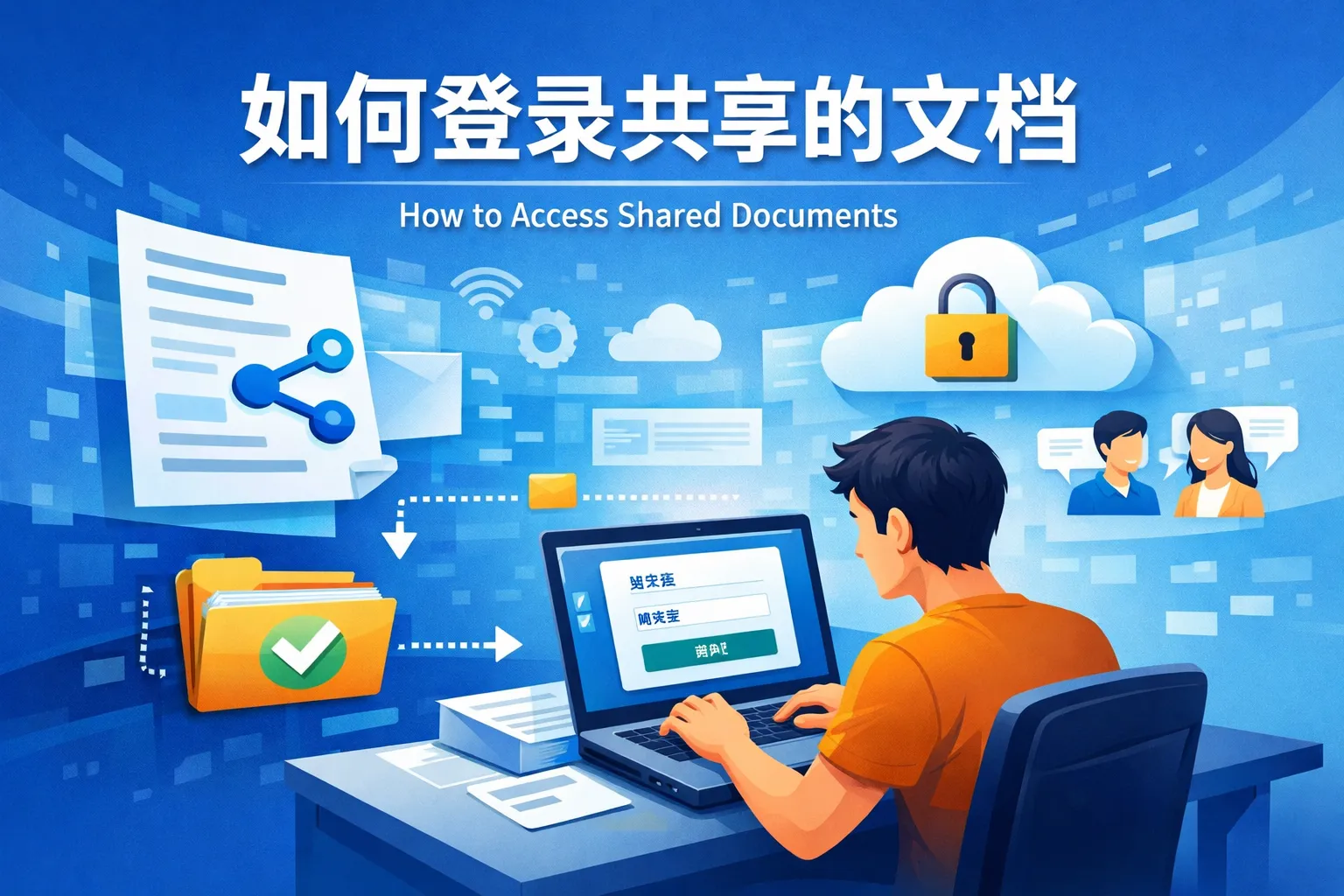 如何登录共享的文档