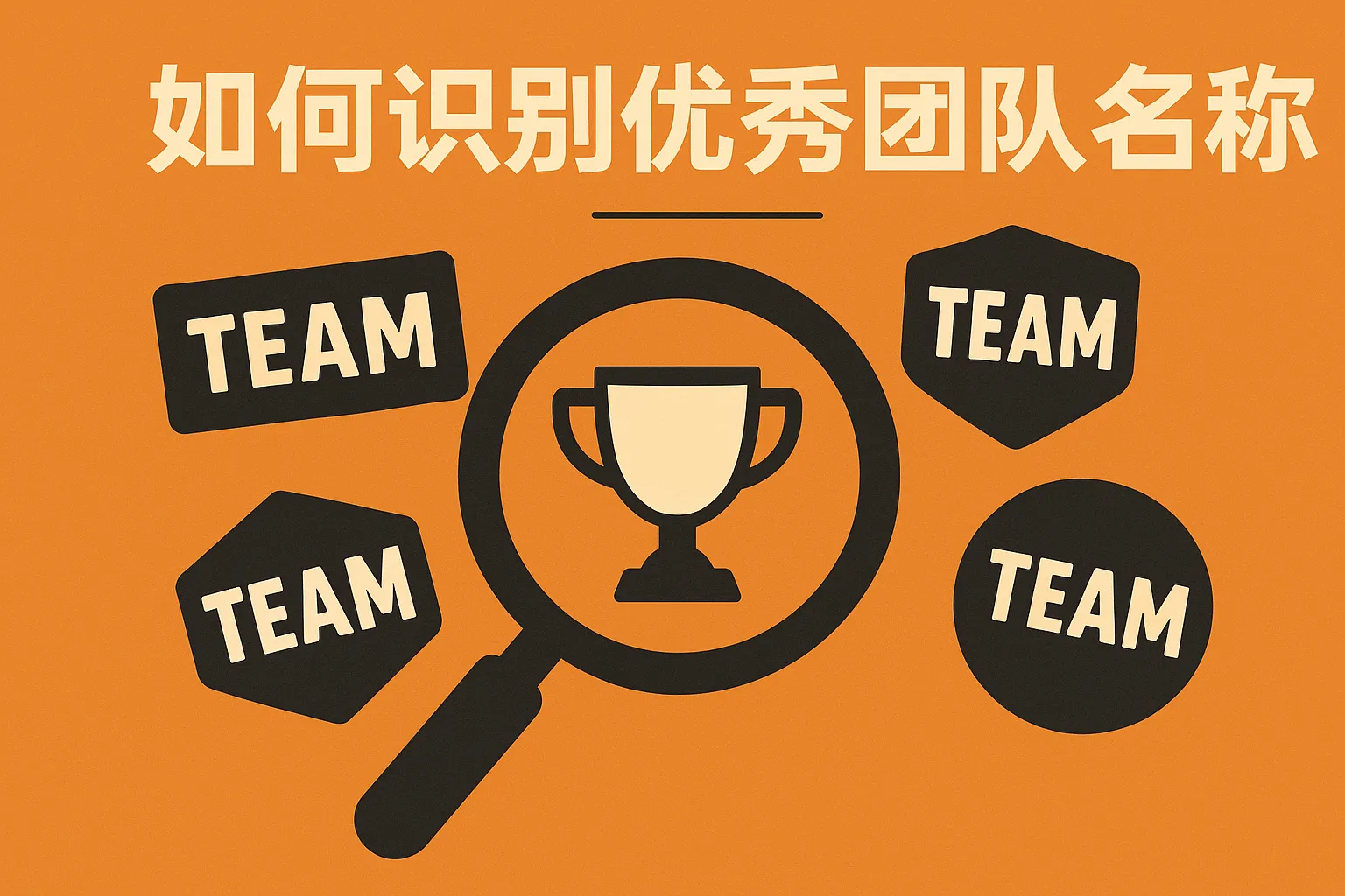如何识别优秀团队名称