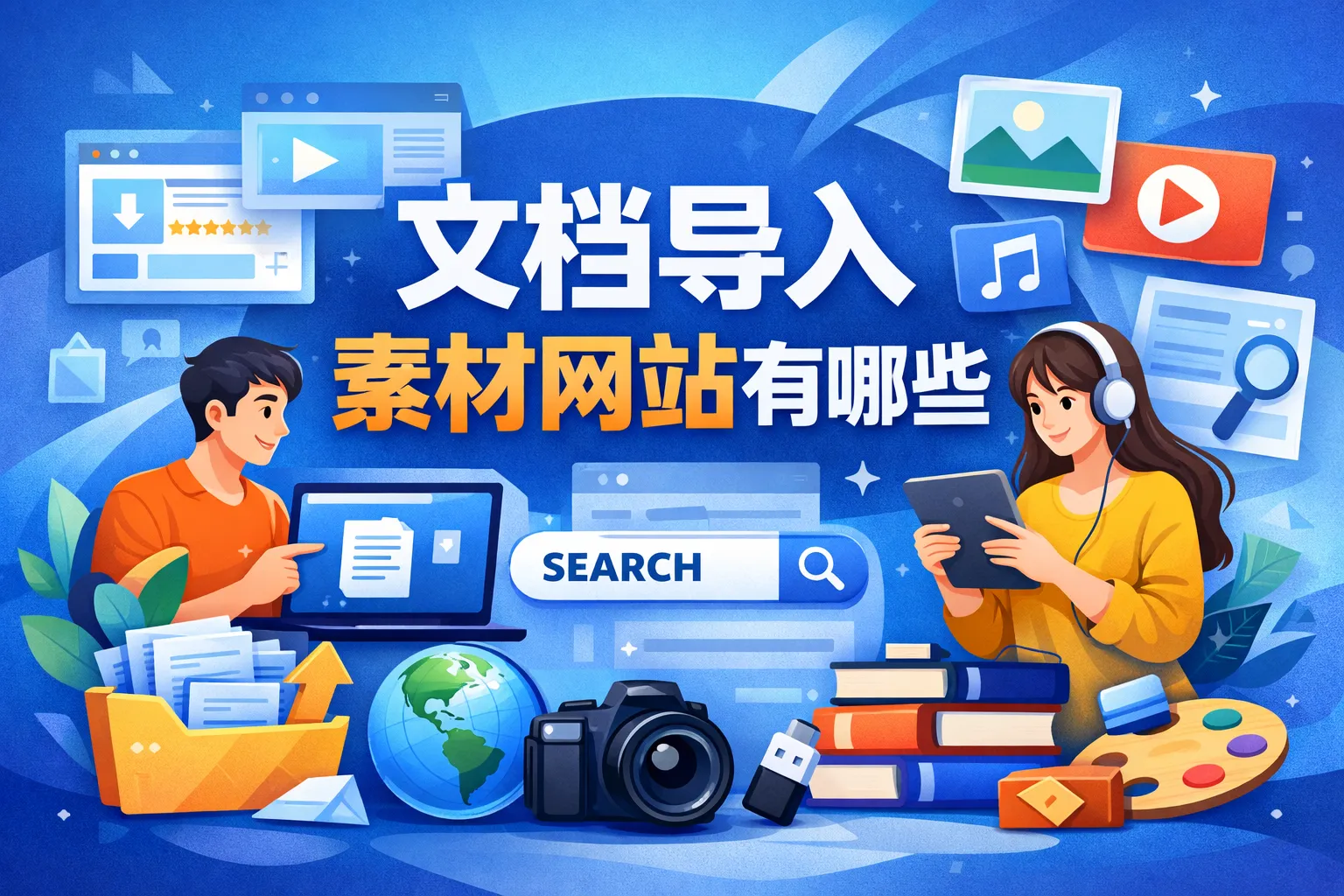 文档导入素材网站有哪些