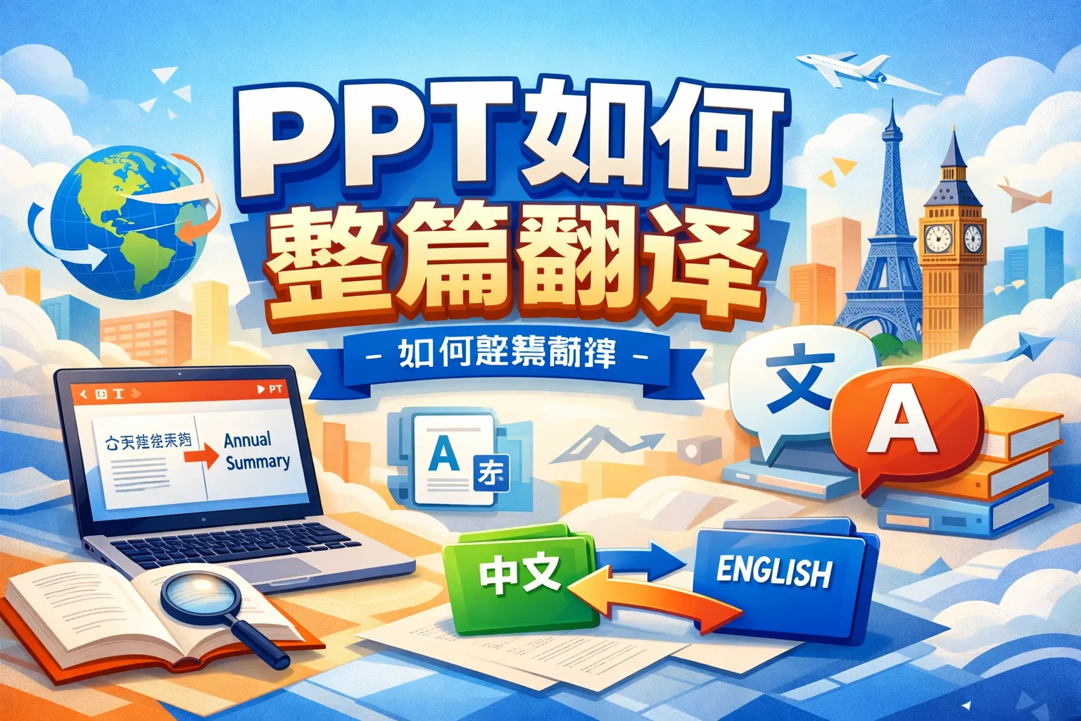 ppt如何整篇翻译