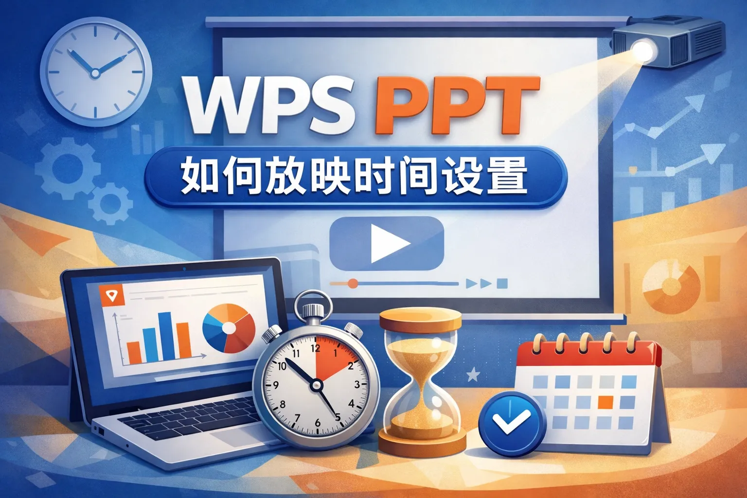 wps ppt如何放映时间设置