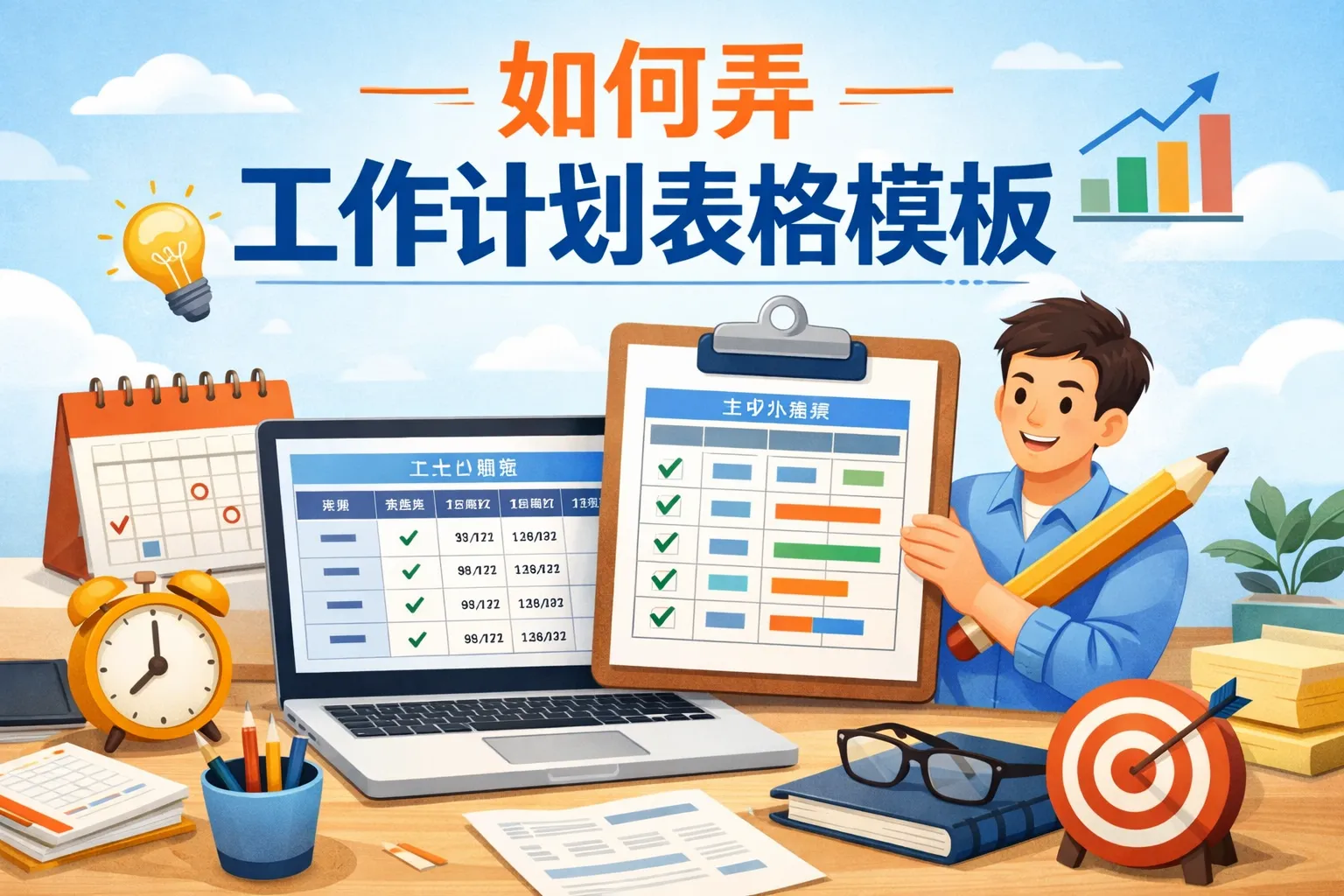 如何弄工作计划表格模板