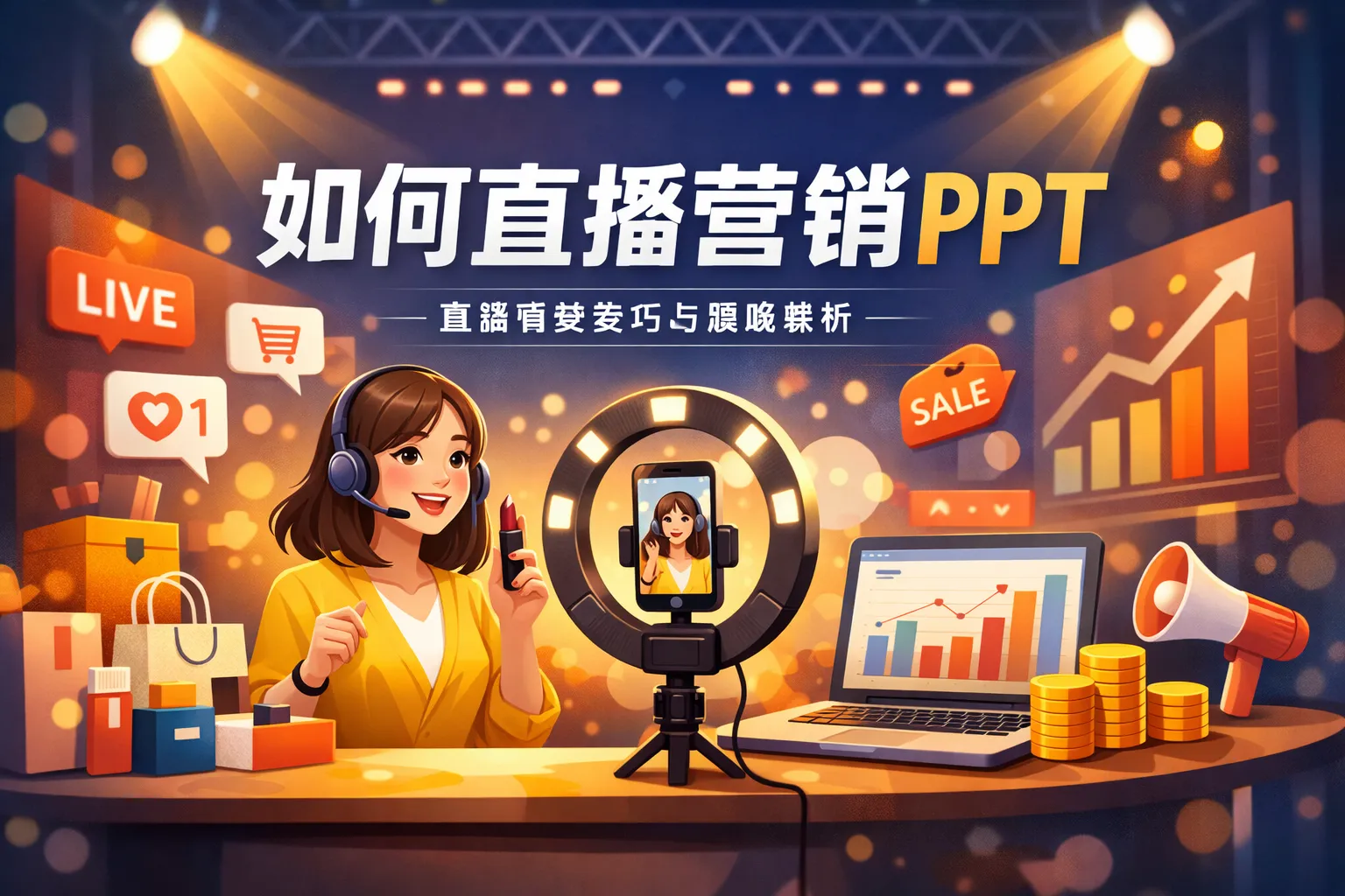 如何直播营销ppt