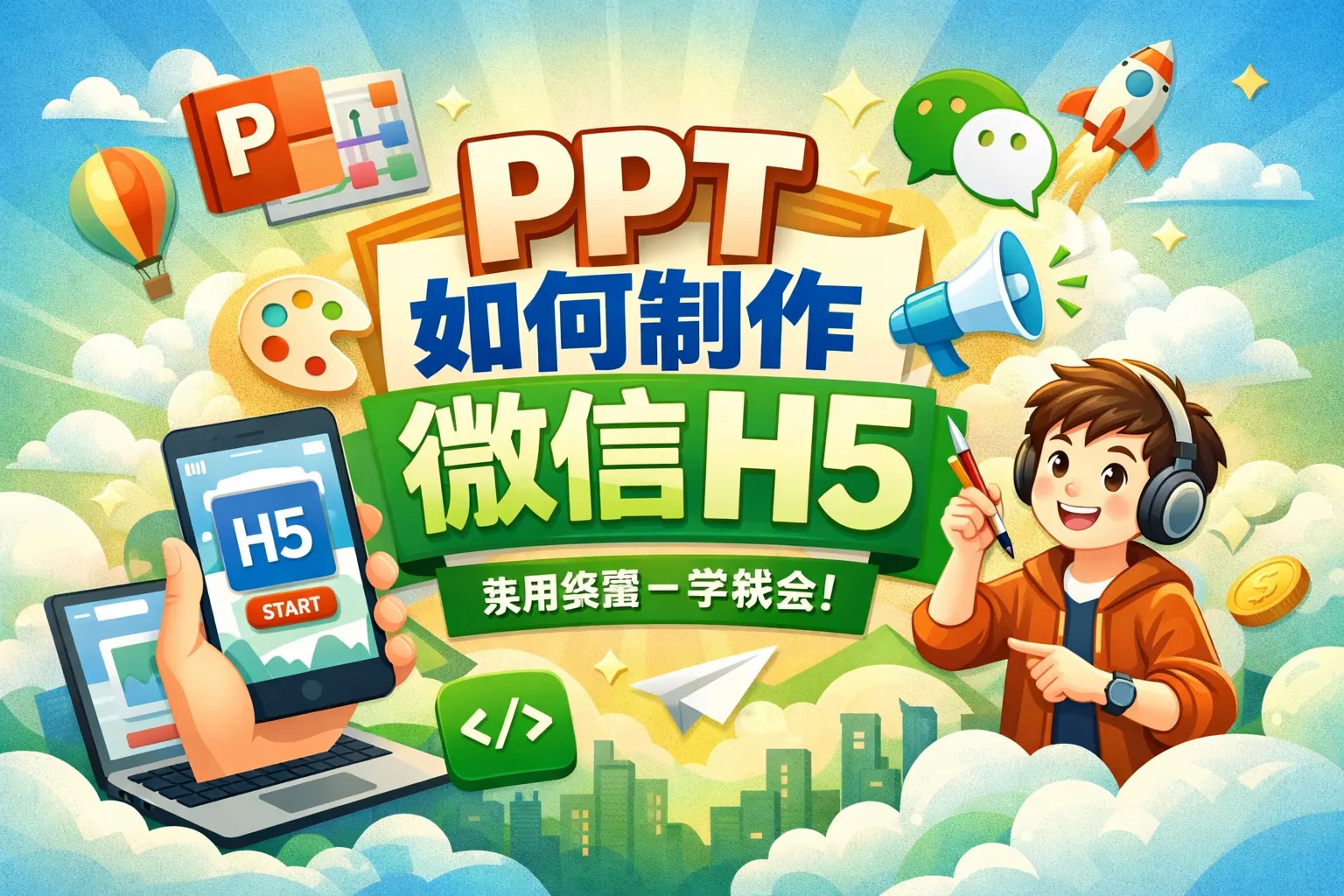 ppt如何制作微信h5
