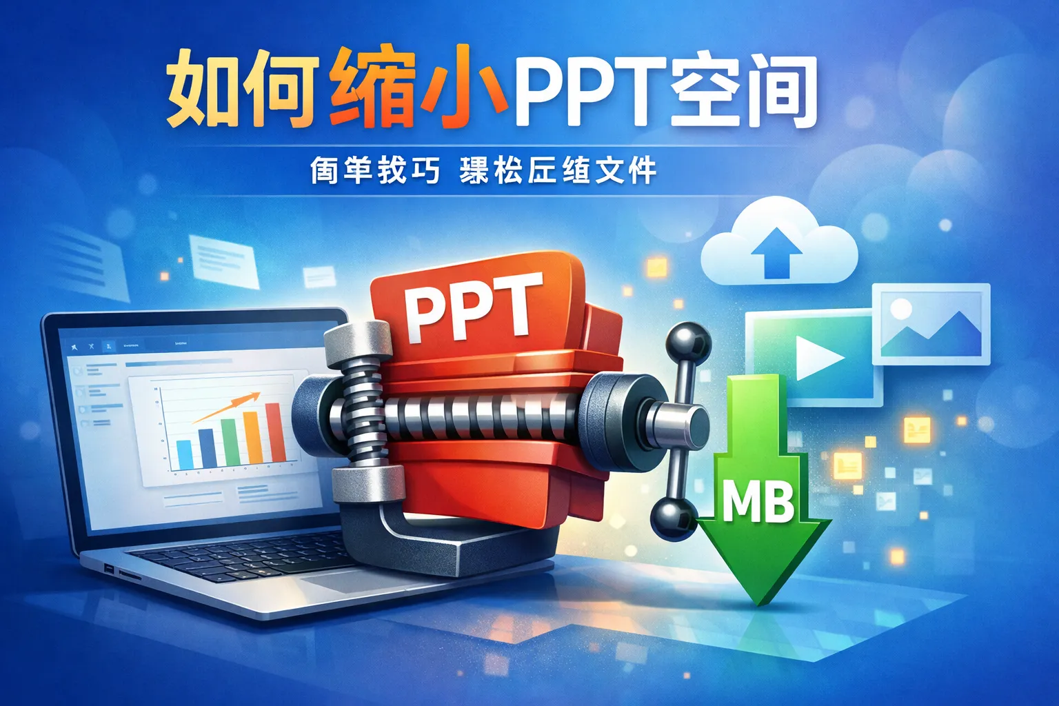 如何缩小ppt空间