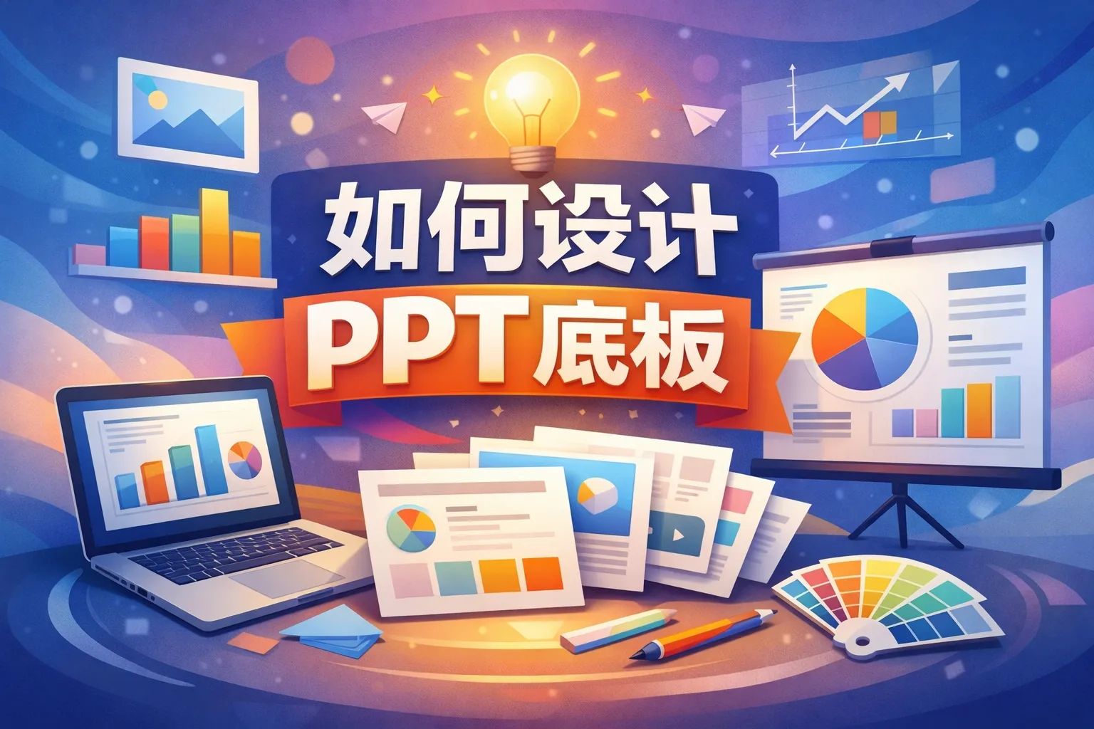 如何设计ppt底板