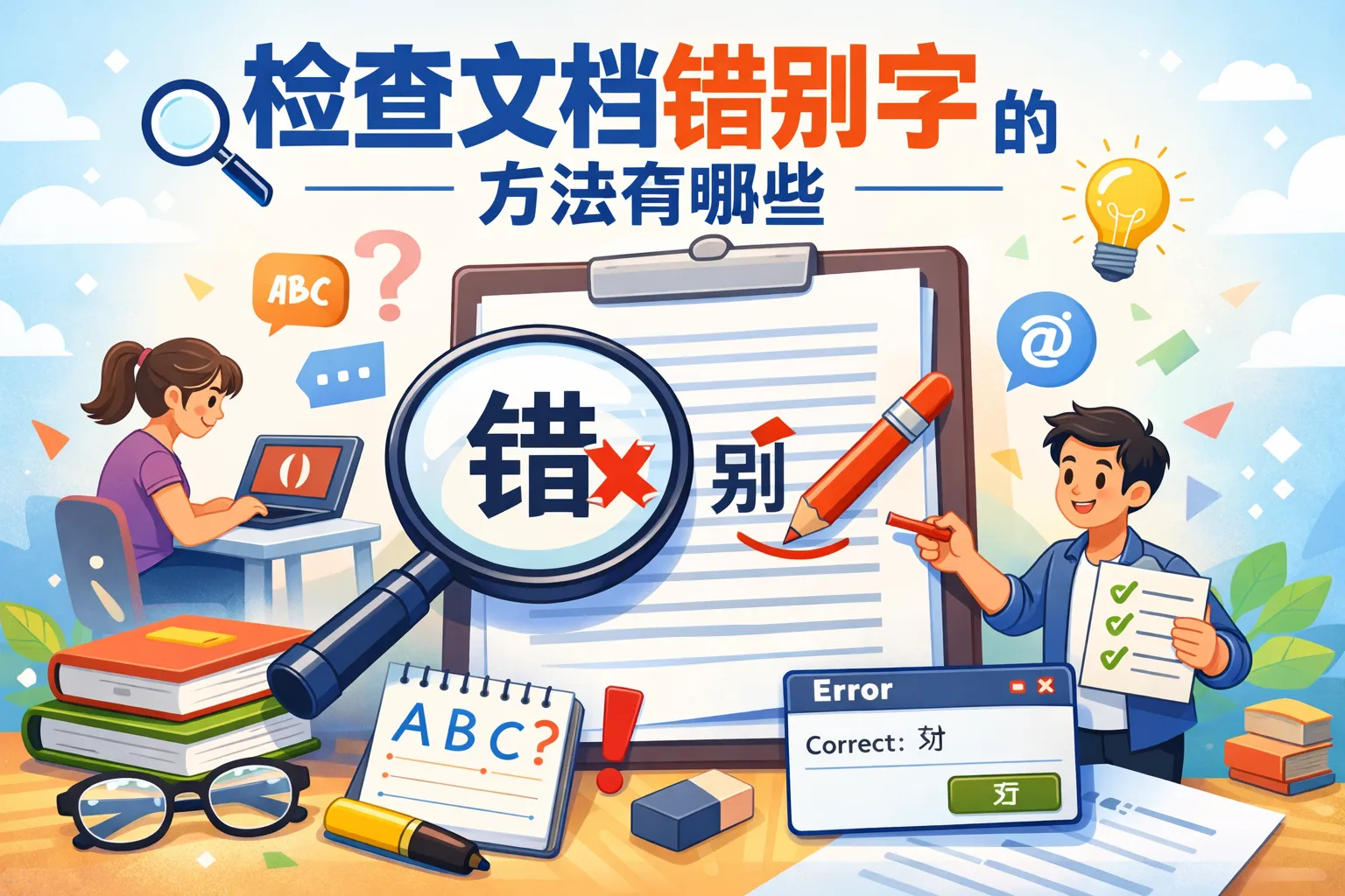 检查文档错别字的方法有哪些