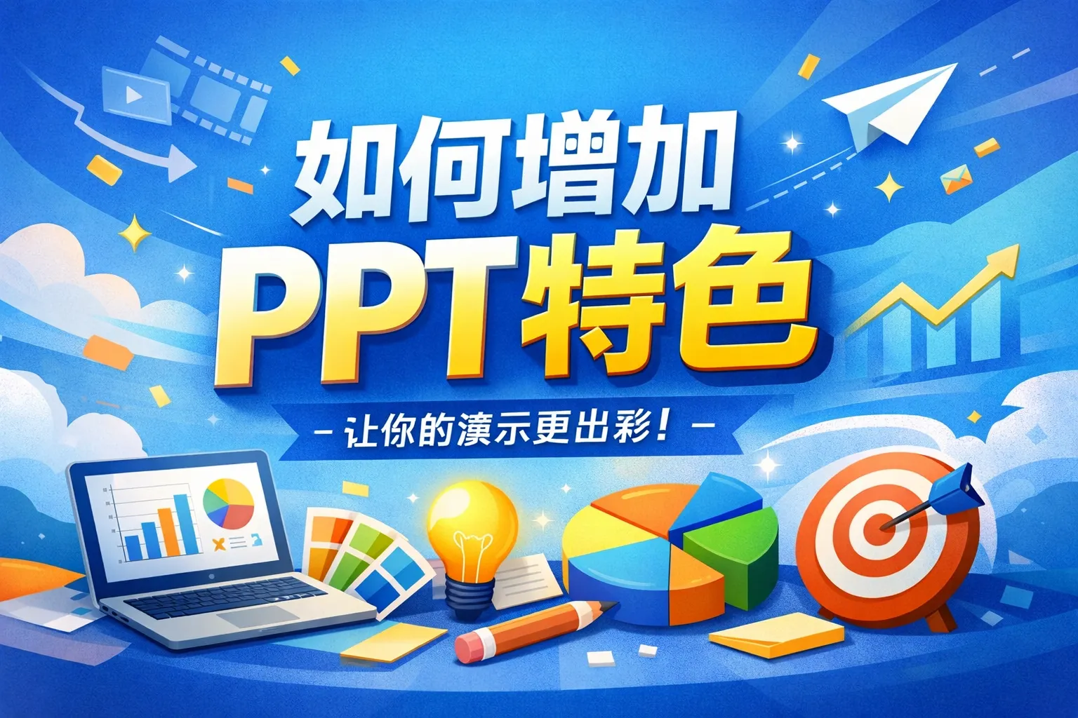 如何增加PPT特色