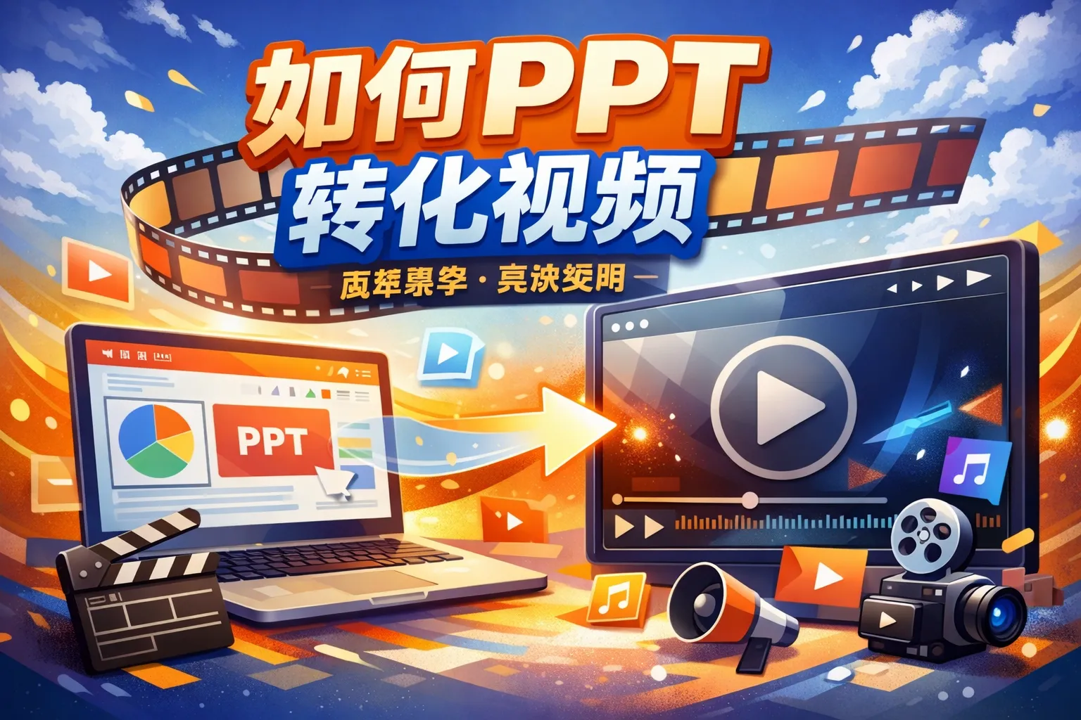 如何ppt转化视频