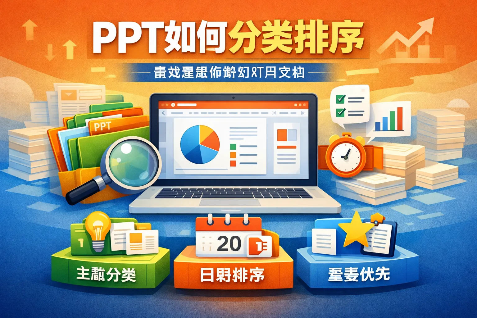 ppt如何分类排序