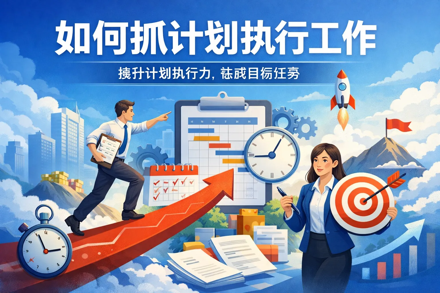 如何抓计划执行工作