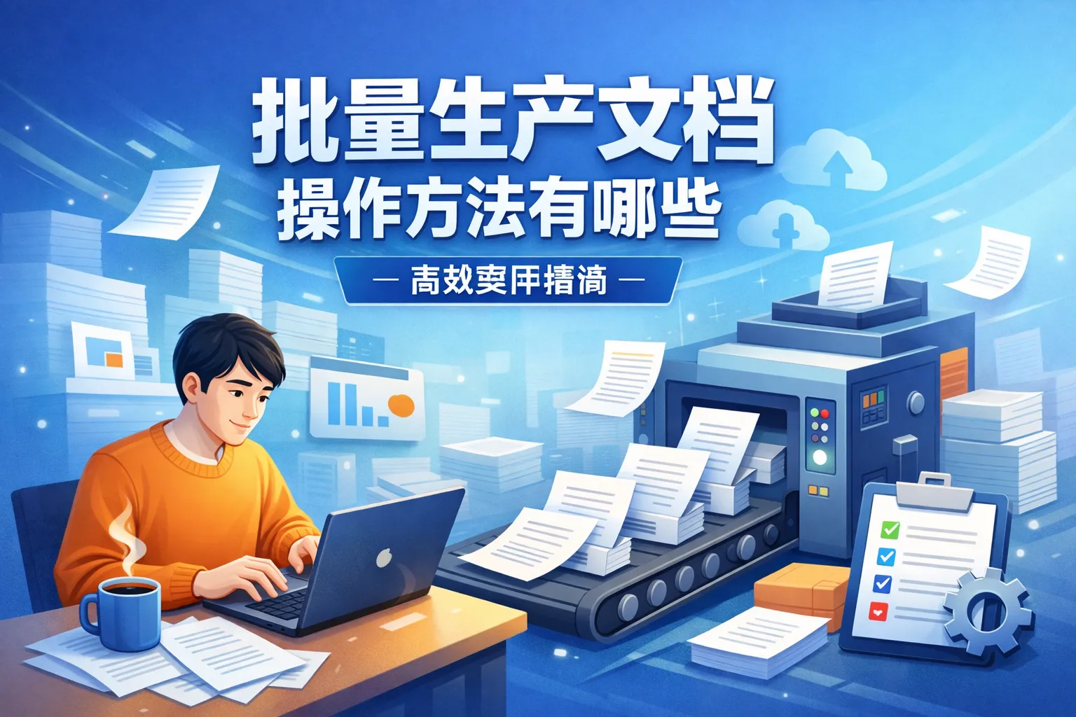 批量生产文档操作方法有哪些