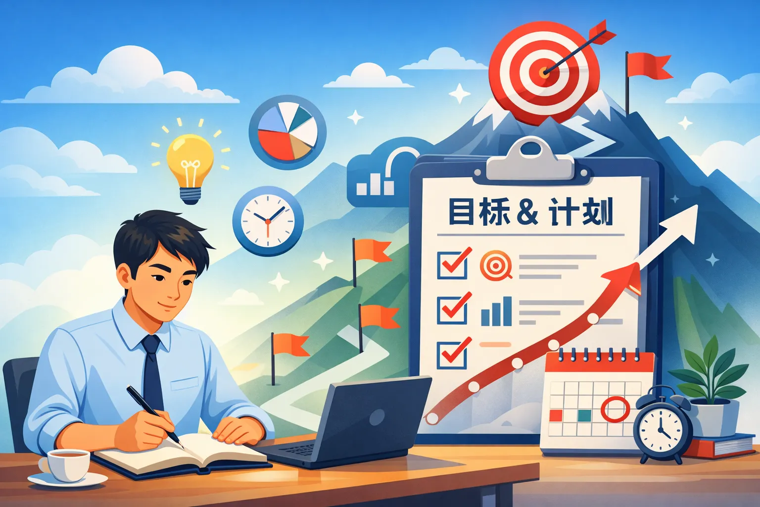 工作中如何有目标和计划