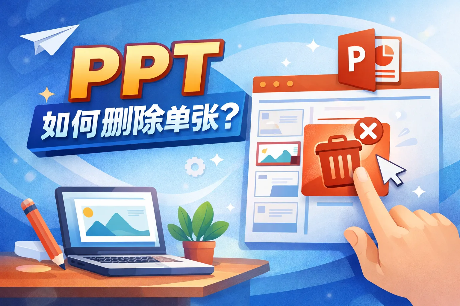 ppt如何删除单张