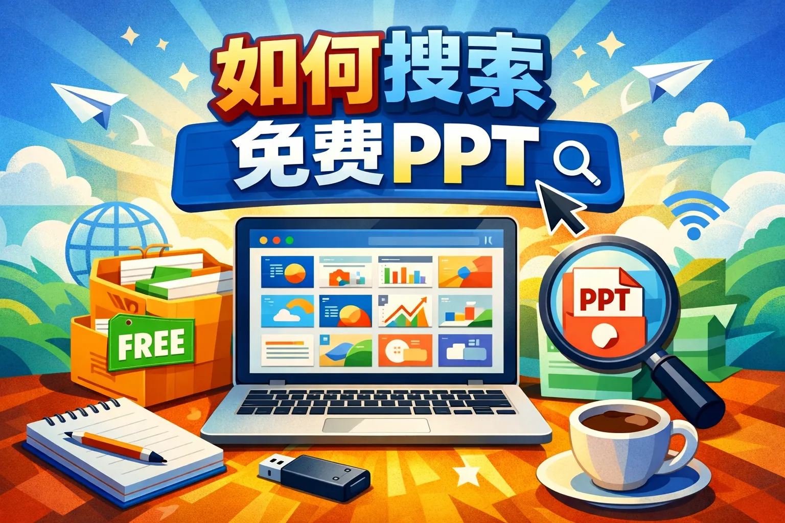 如何搜索免费ppt