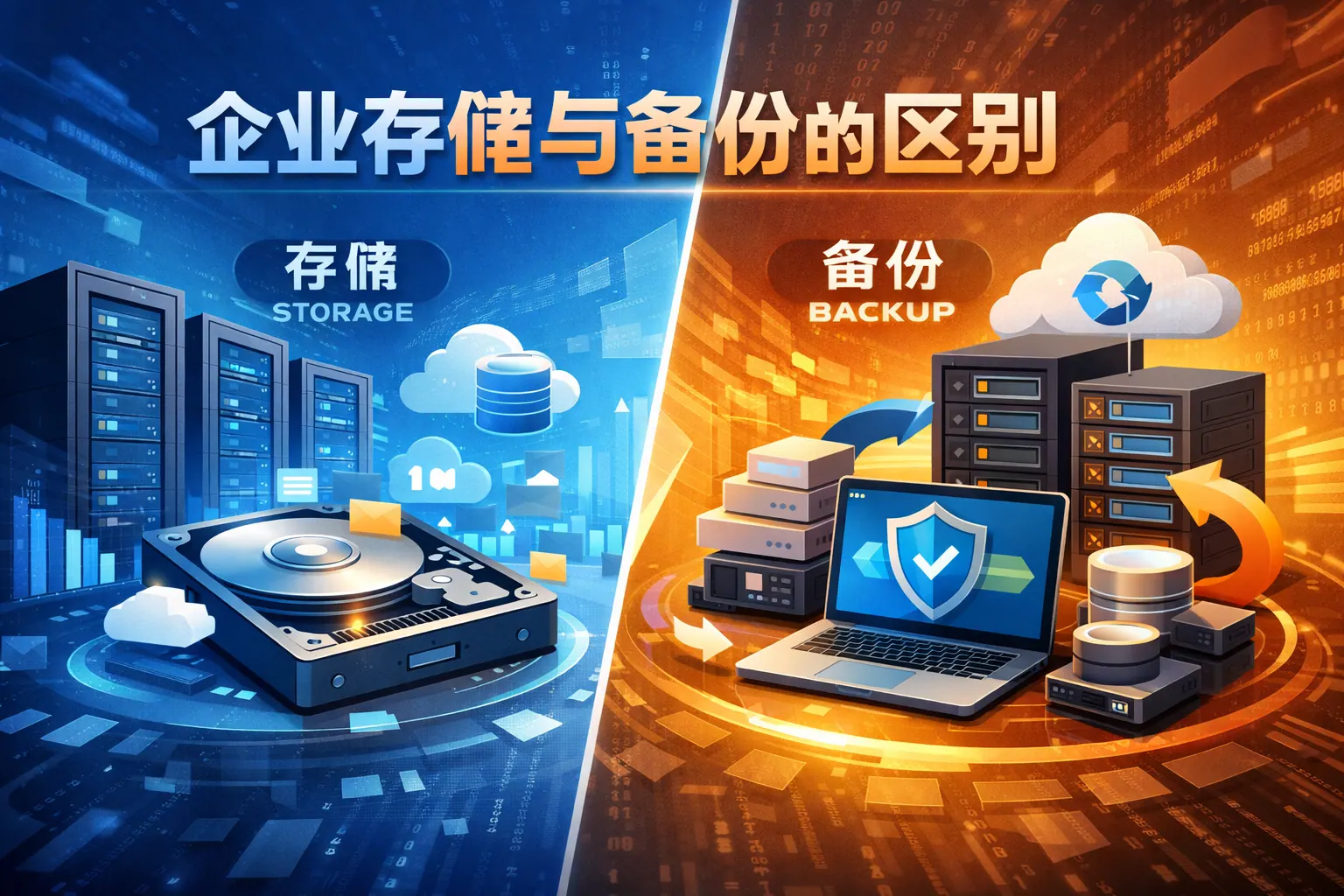 企业存储与备份的区别