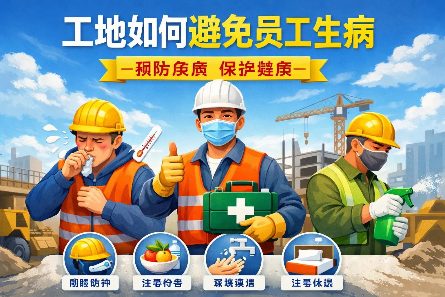 工地如何避免员工生病