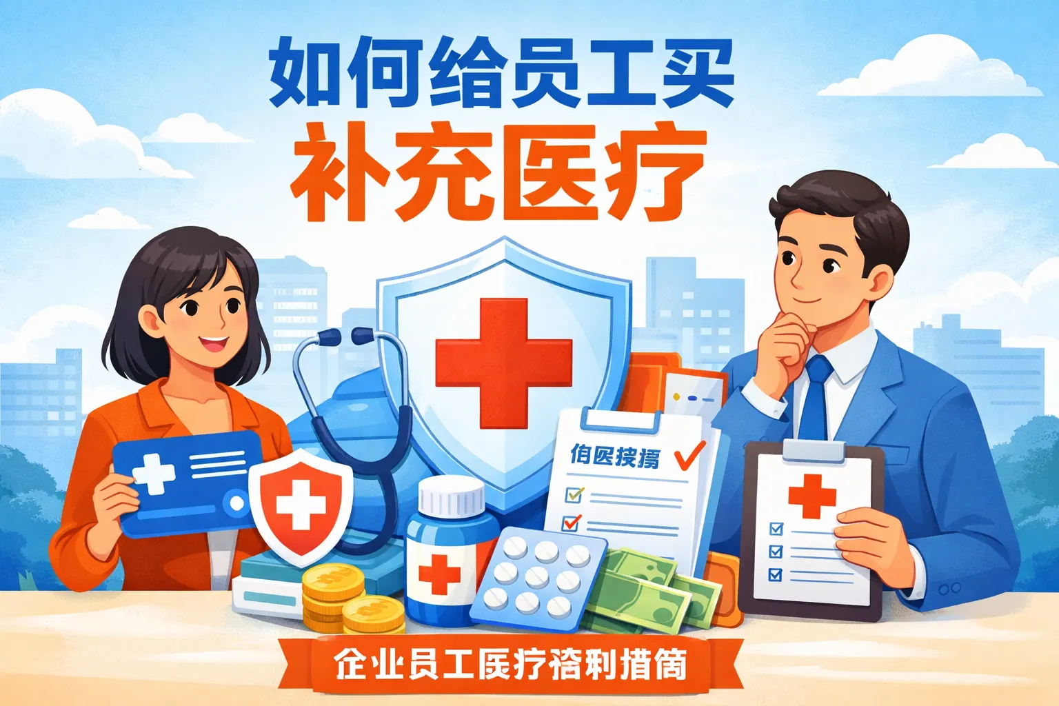 如何给员工买补充医疗