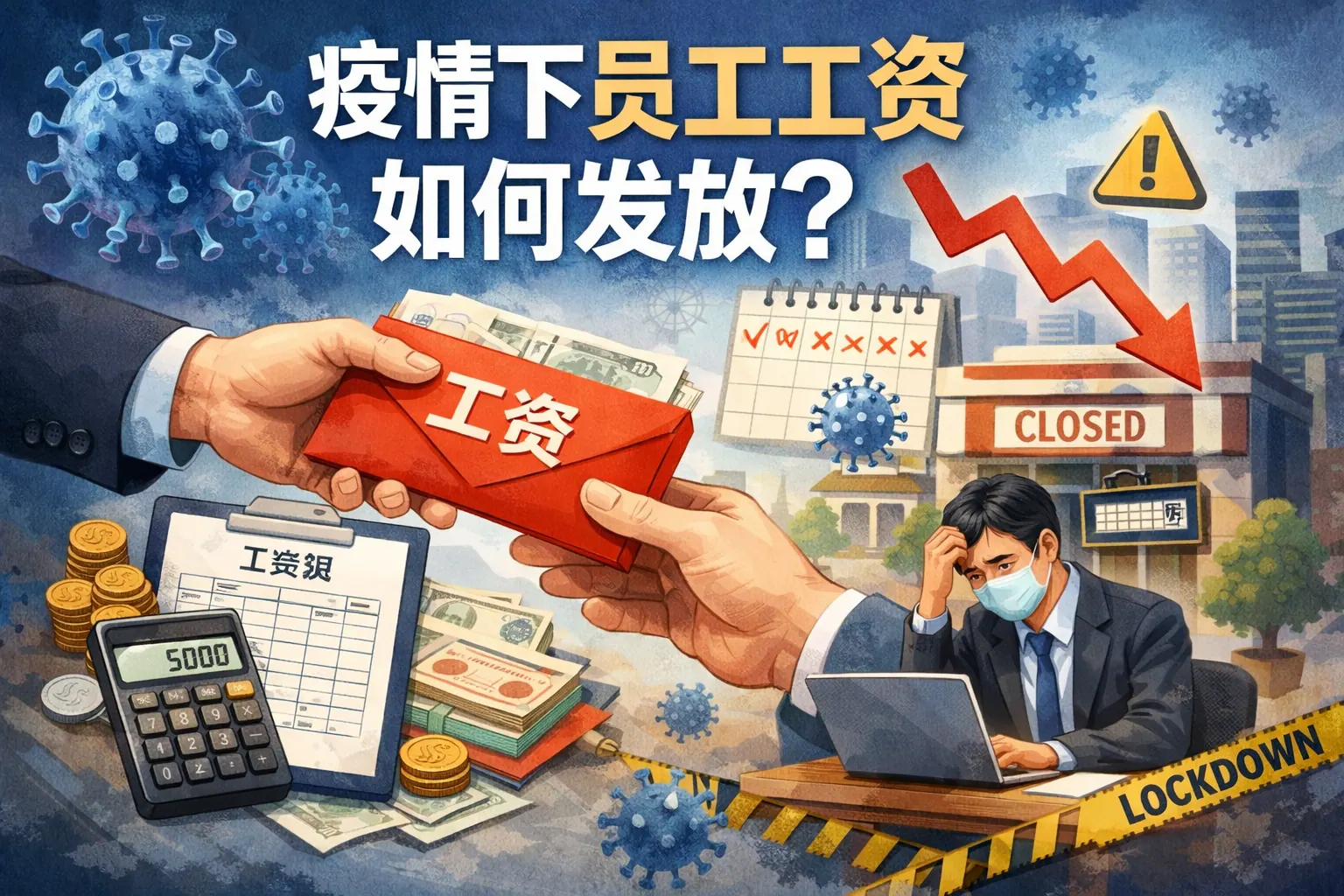 疫情下员工工资如何发放