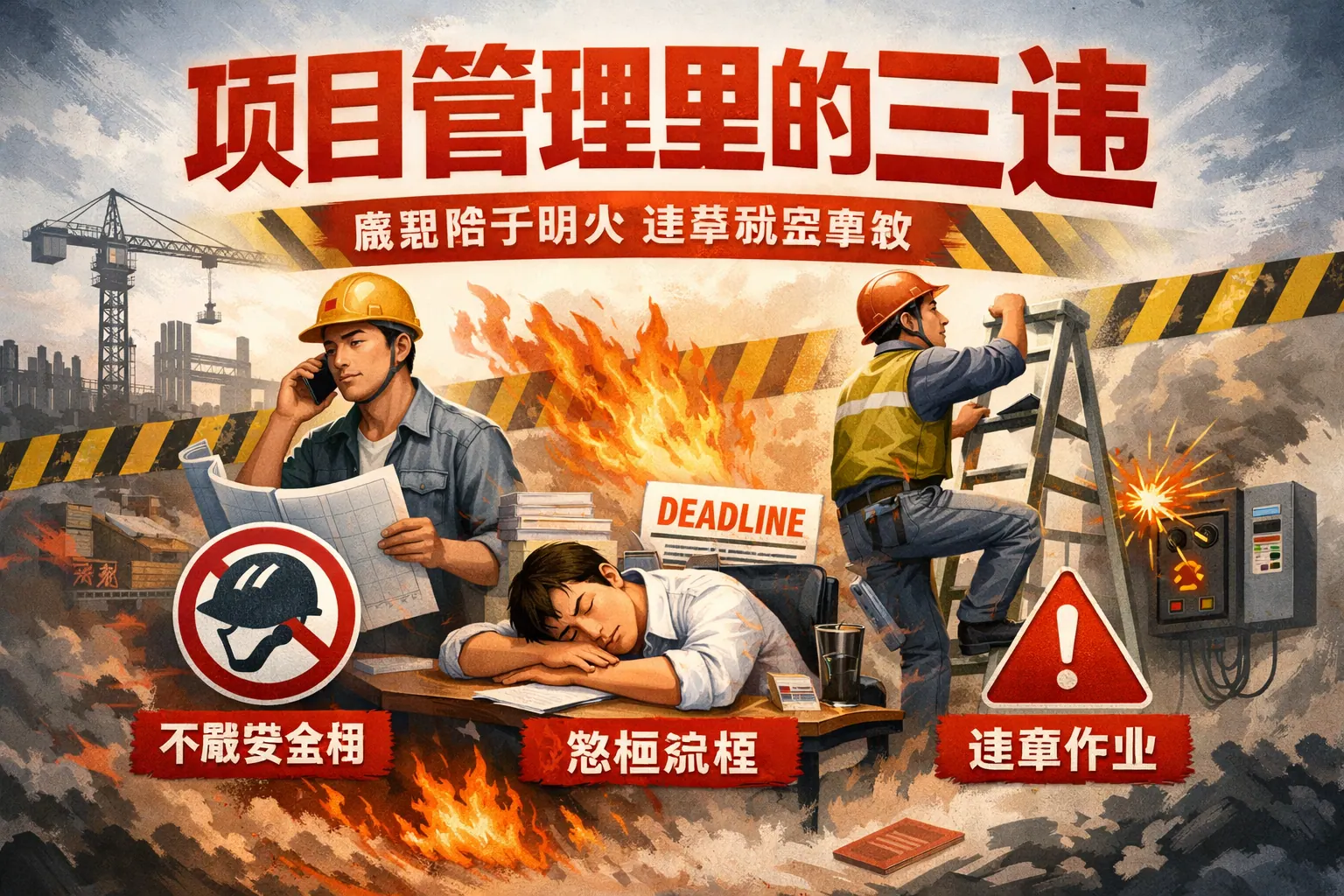 项目管理里的三违是