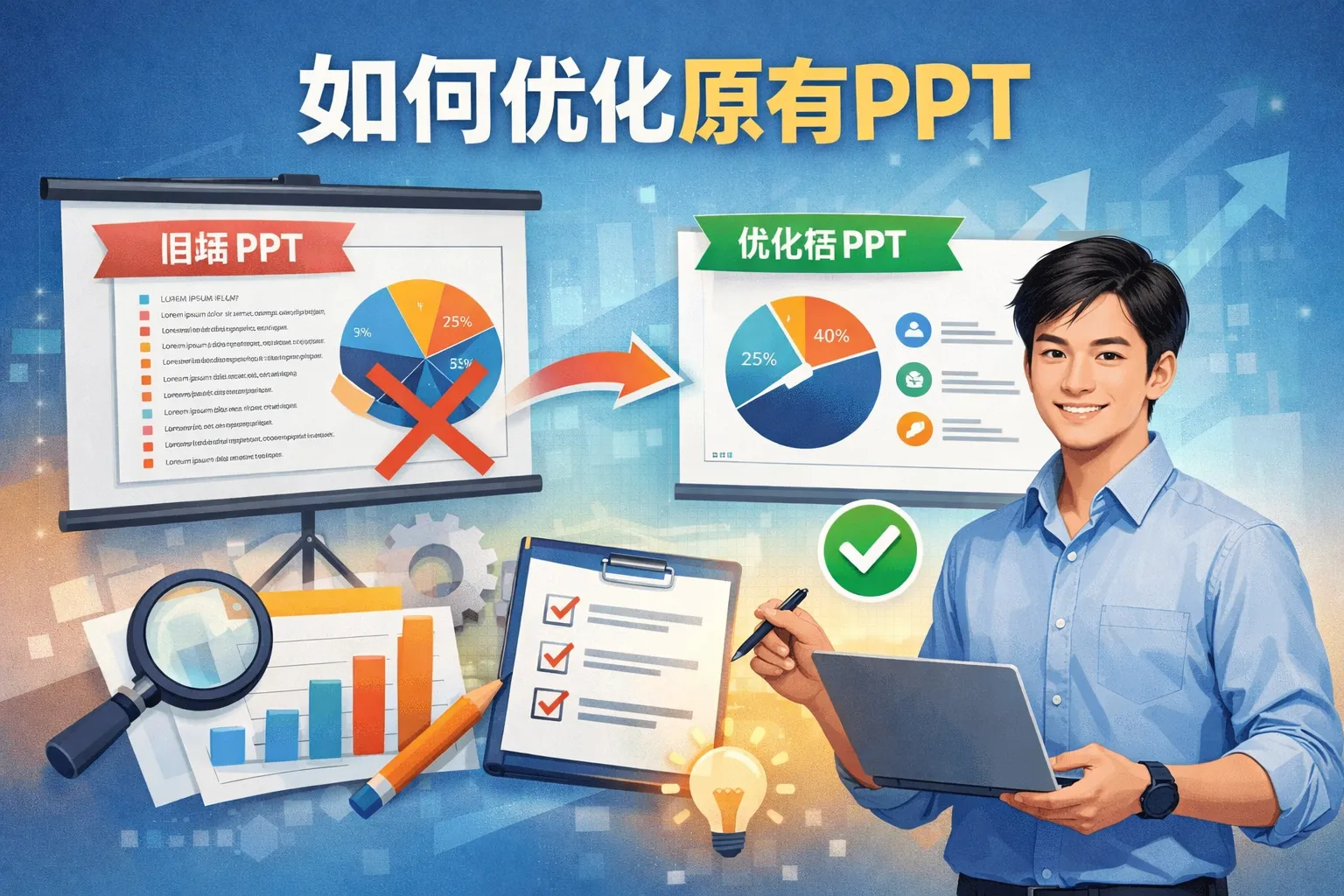 如何优化原有ppt