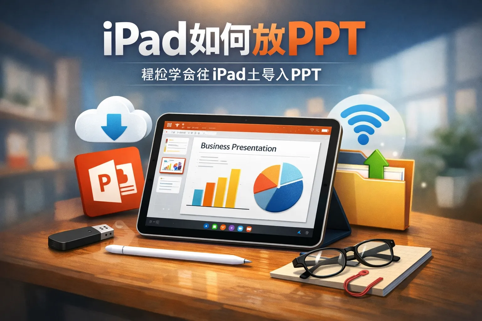 ipadmin如何放ppt