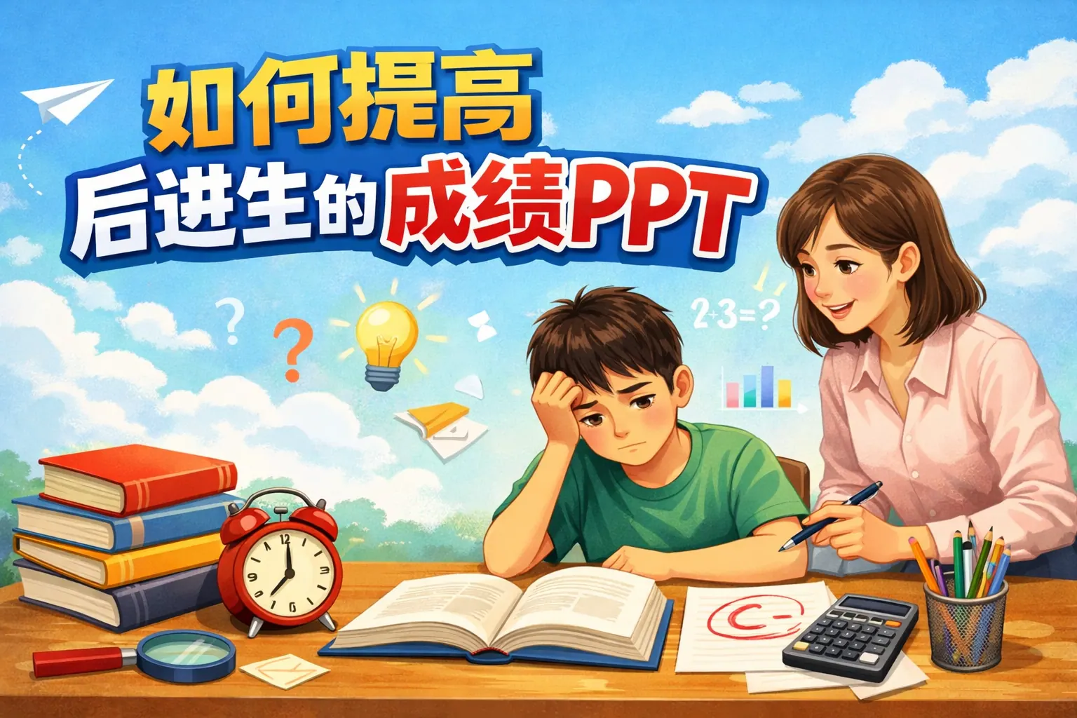 如何提高后进生的成绩ppt