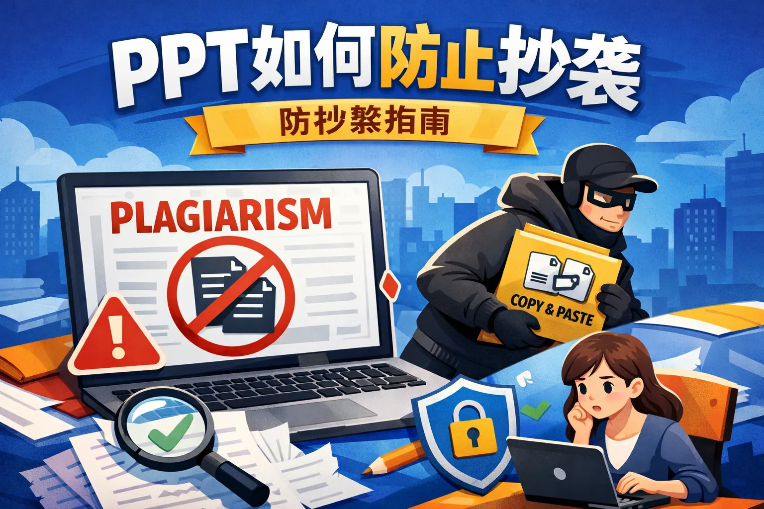 ppt如何防止抄袭