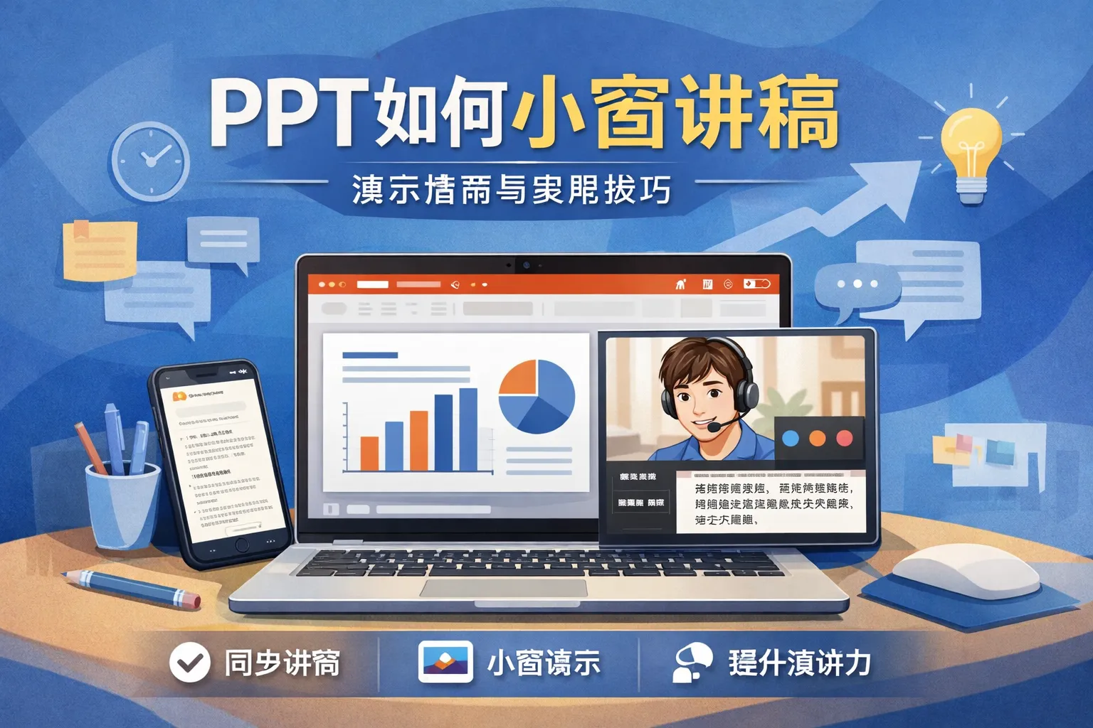 ppt如何小窗讲稿