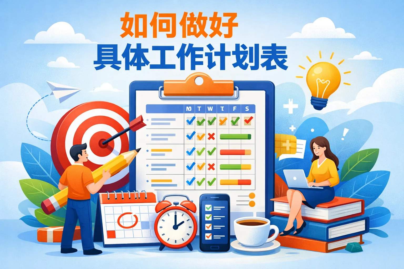 如何做好具体工作计划表