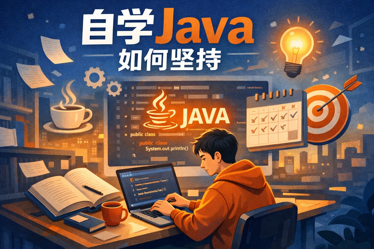 自学java如何坚持