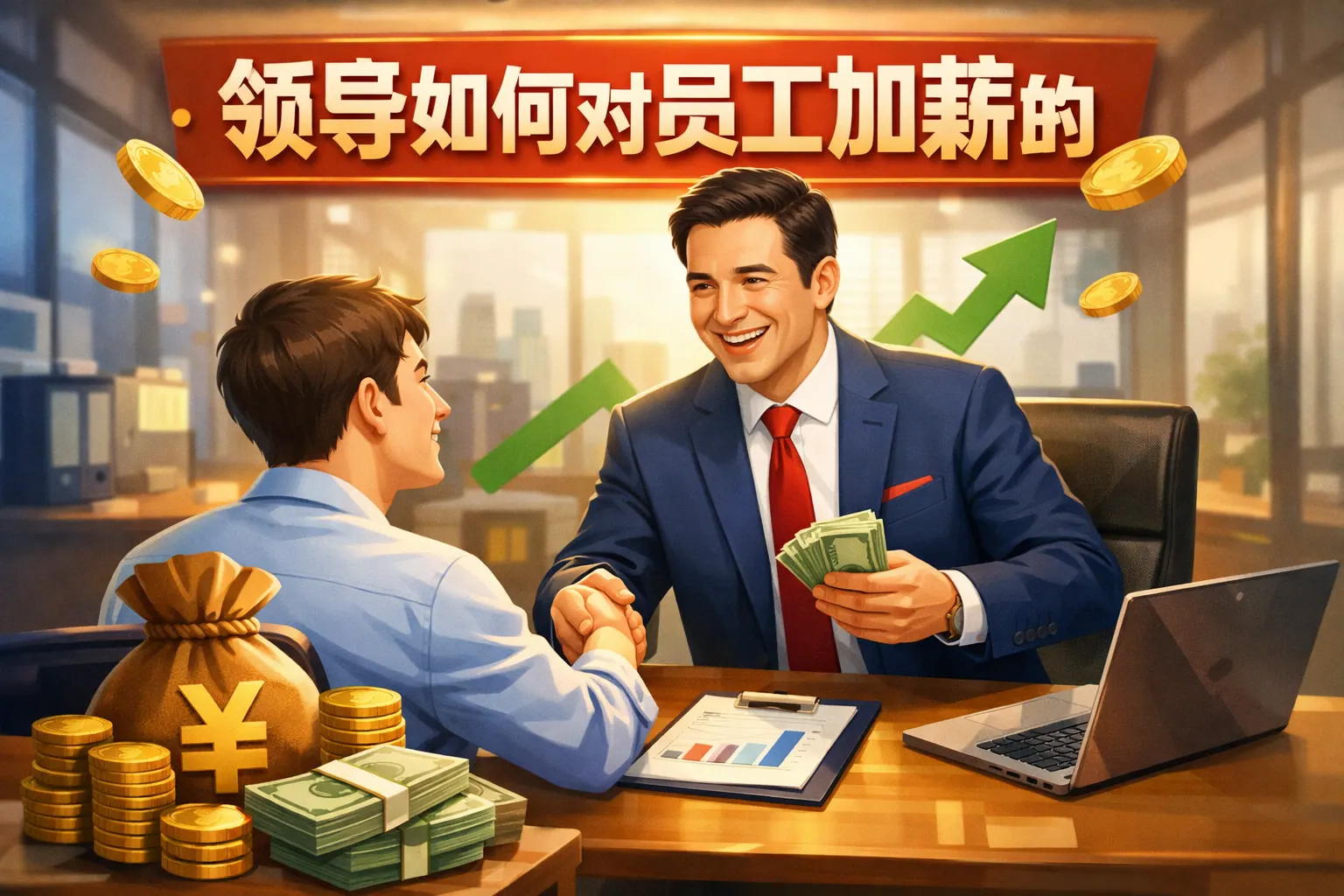 领导如何对员工加薪的