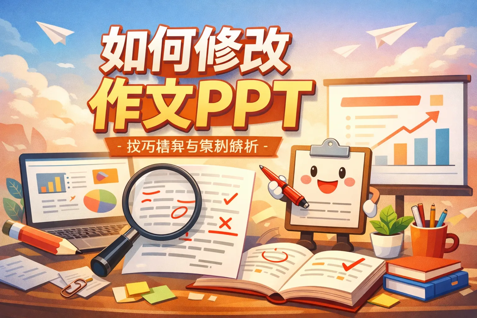 如何修改作文ppt