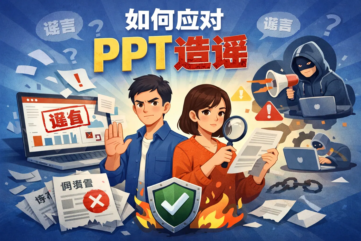 如何应对ppt造谣