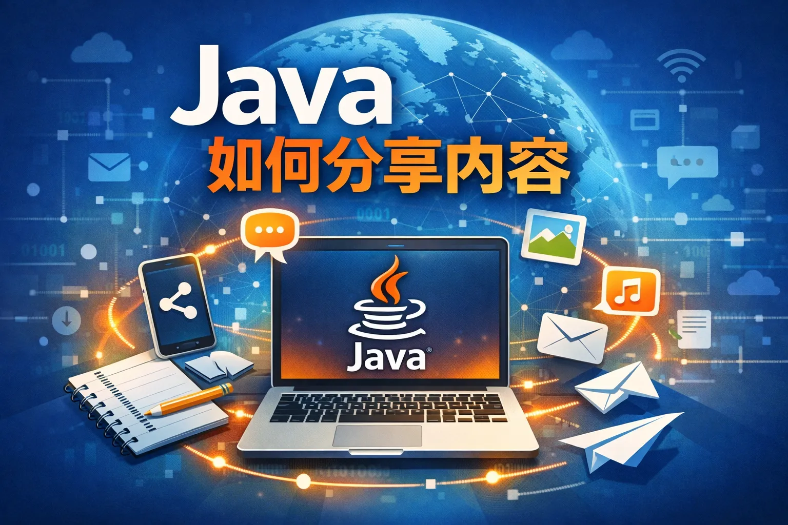 java如何分享内容