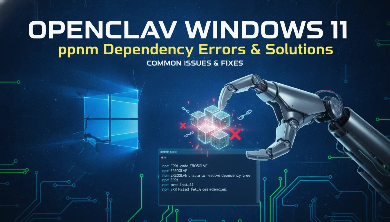 OpenClawWindows 11中pnpm依赖安装常见错误和处理方法