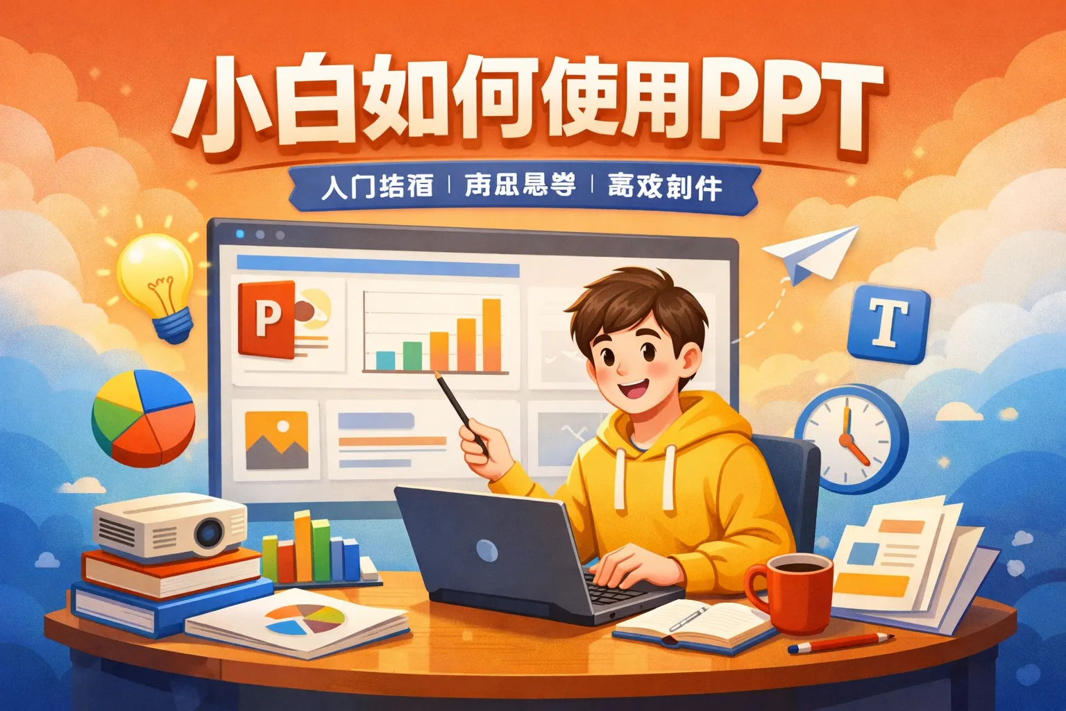 小白如何使用ppt