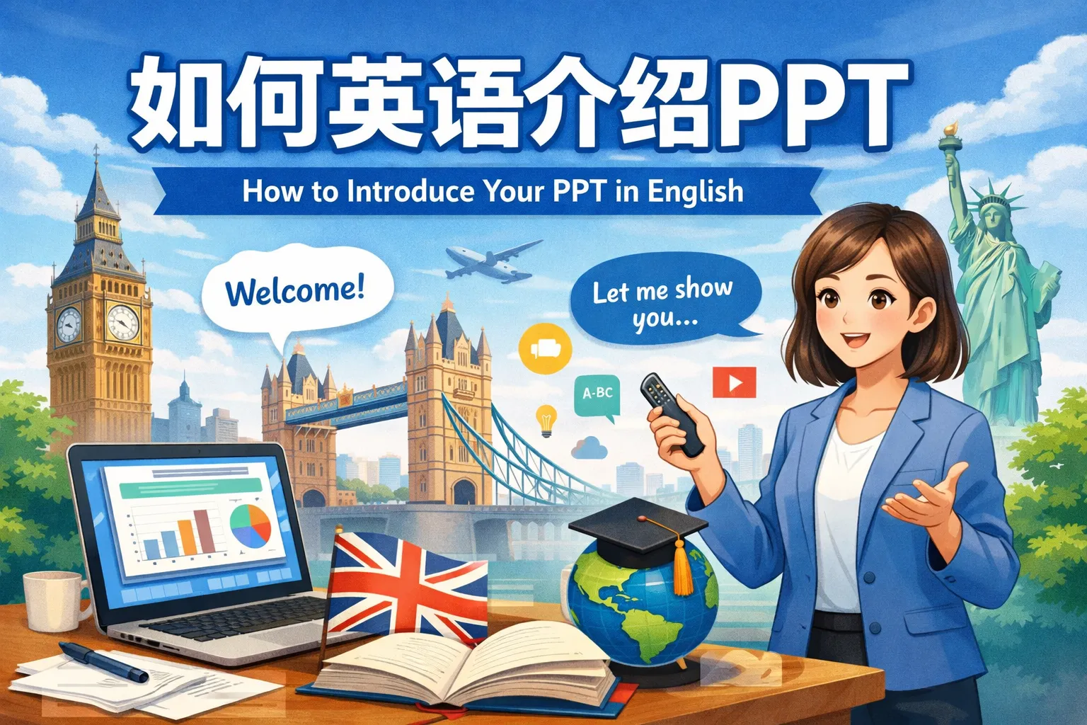 如何英语介绍ppt