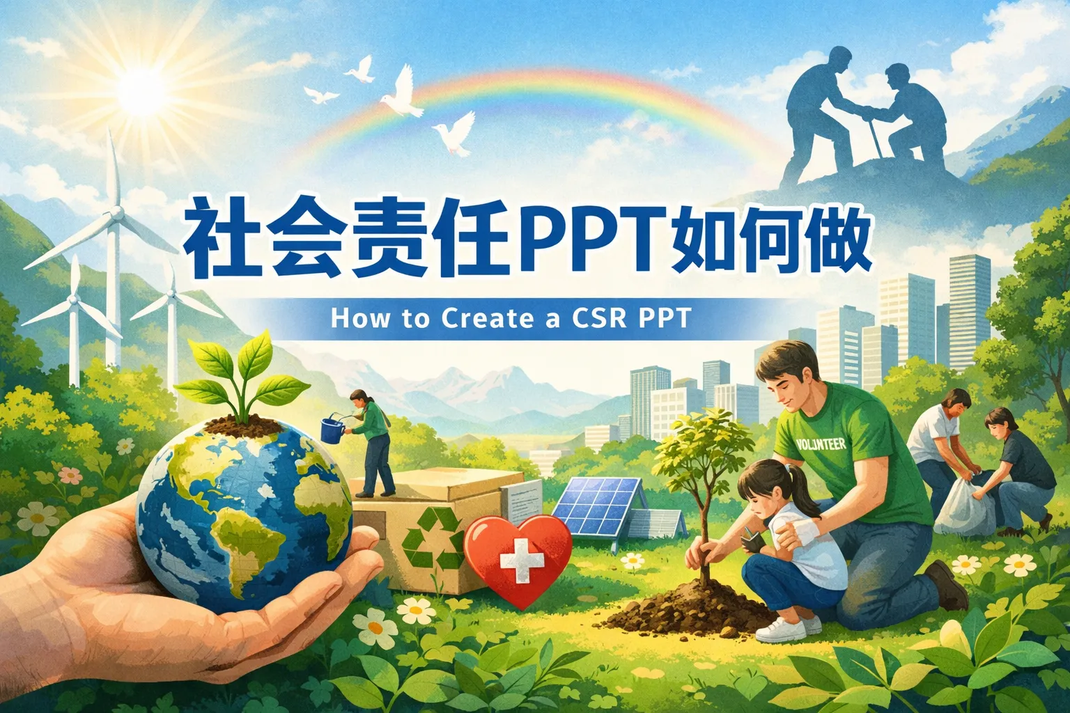 社会责任PPT如何做