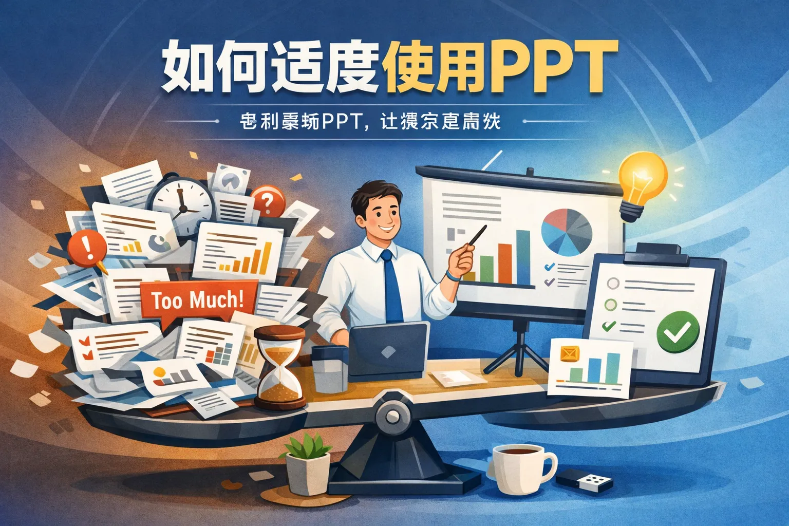 如何适度使用ppt