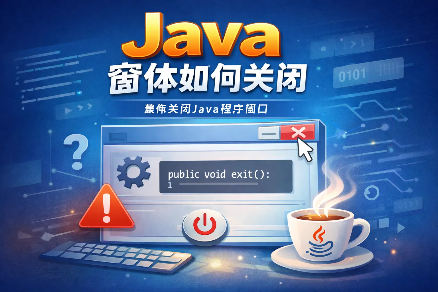 java窗体如何关闭