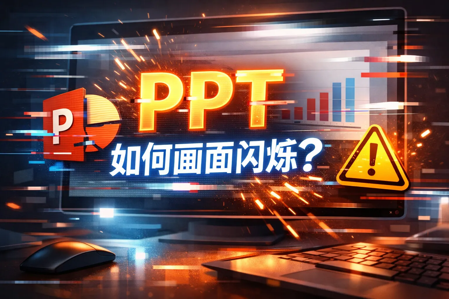 ppt如何画面闪烁