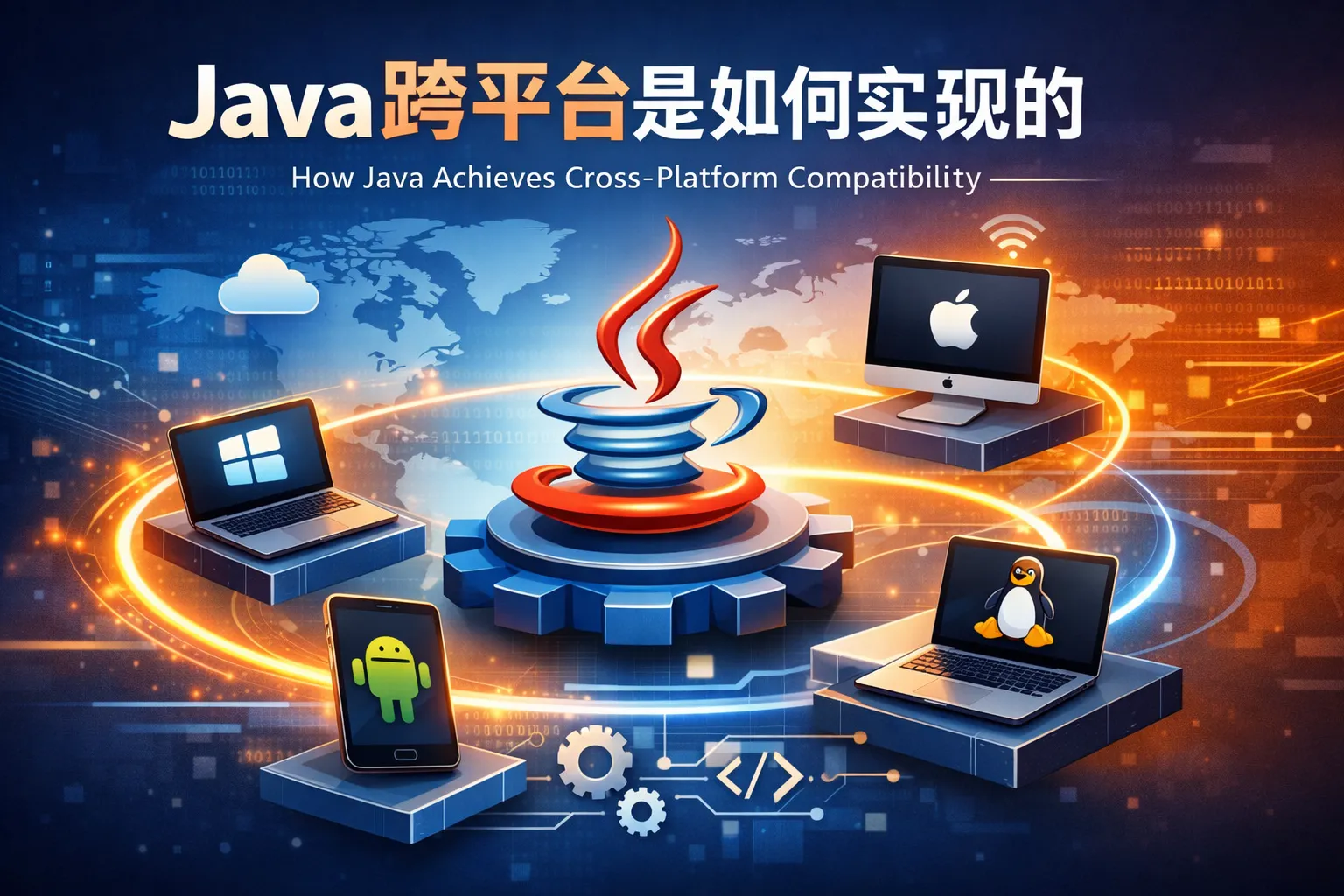 java跨平台是如何实现的